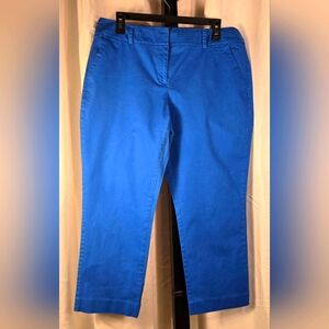 Vibrant Blue Cropped‎ Pants